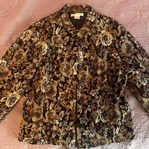 Floral Women's Jacket Dress Barn